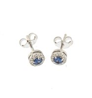 Orecchini Soranzo Gioielli Donna Pietre Preziose in Oro bianco Zaffiro 0.18 Ct GI10368718 - GI10368718